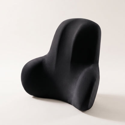 Contoured Memory Foam Lumbar Support Cushion for Office & Car