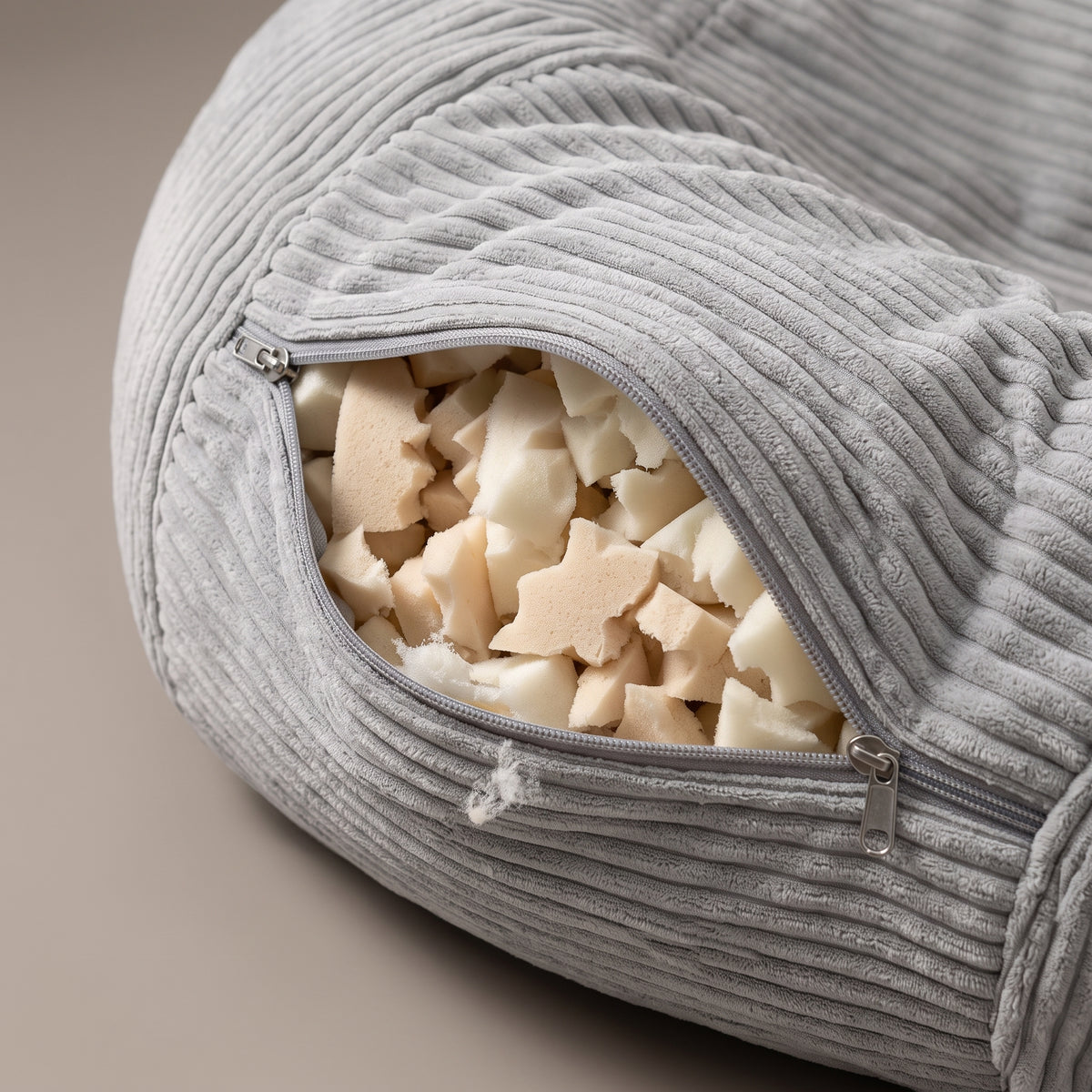 Convertible Corduroy Bean Bag Chair & Floor Bed