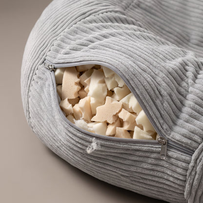 Convertible Corduroy Bean Bag Chair & Floor Bed