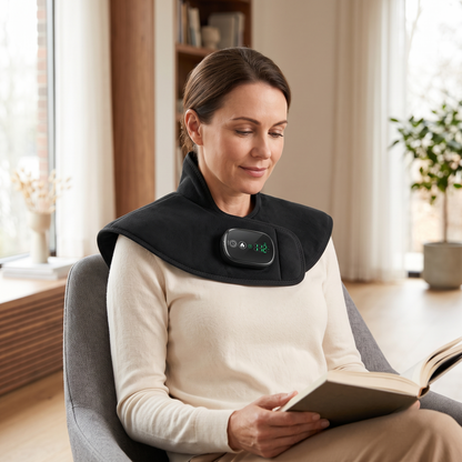 Cordless Heated Neck & Shoulder Wrap with Adjustable Temperature & Timer