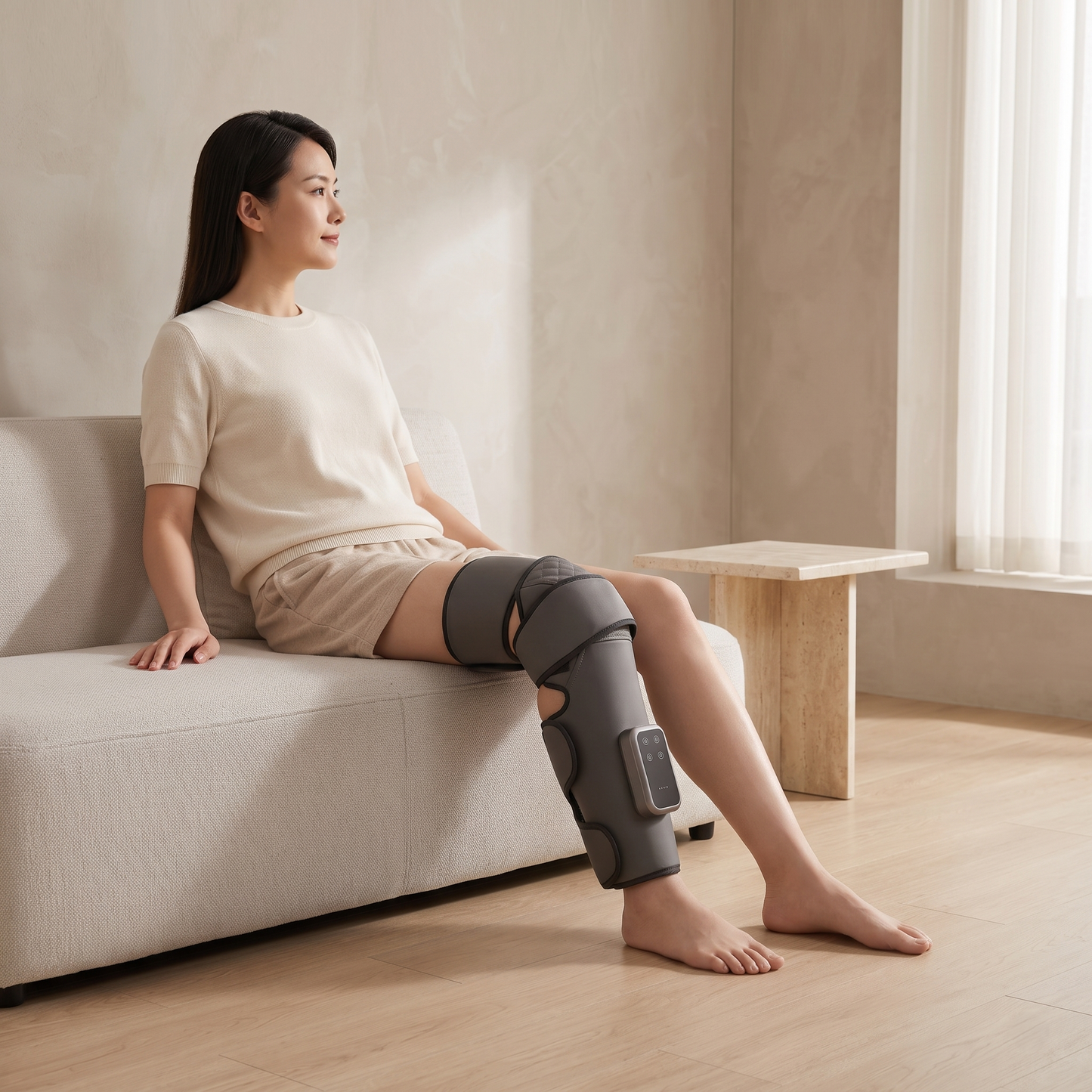 Cordless Heated Wraparound Leg Massager