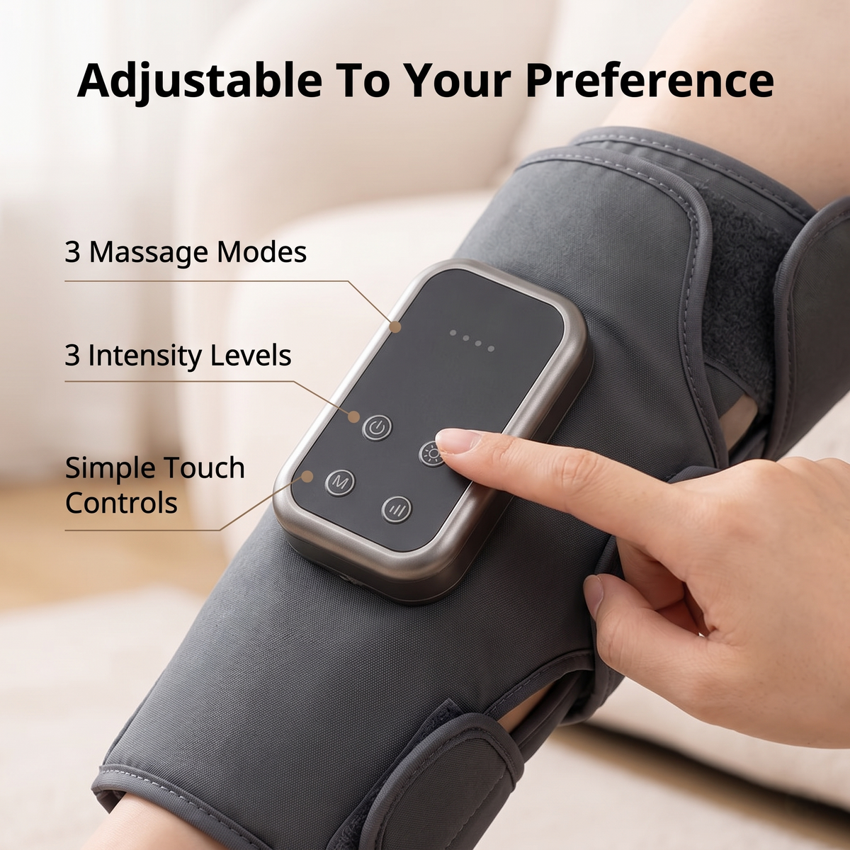 Cordless Heated Wraparound Leg Massager