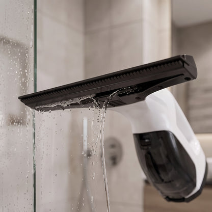 Cordless Window Vacuum Cleaner with Squeegee & Telescopic Handle