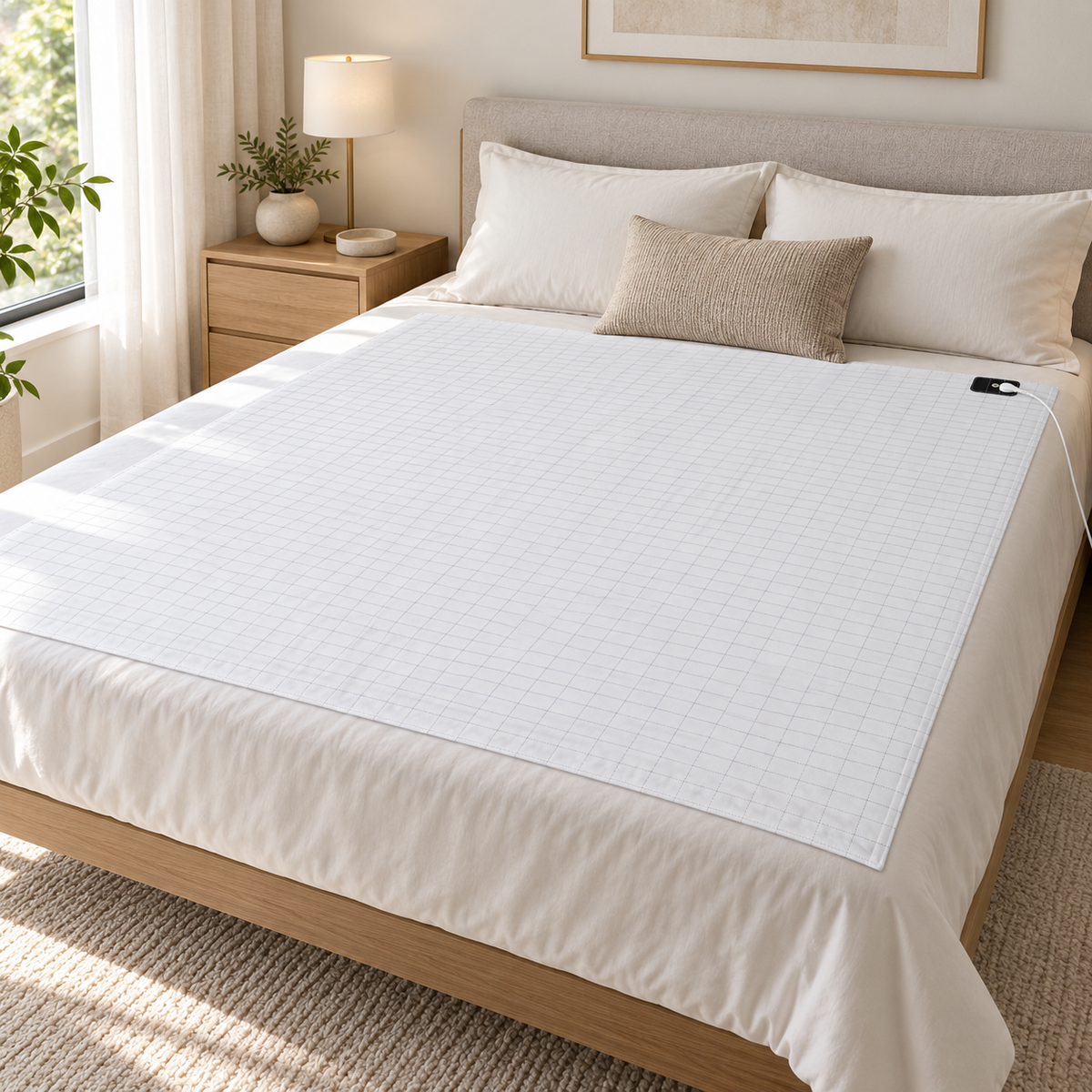 Grounding Mat & Sheet with Conductive Surface and Grounding Cord