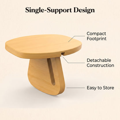 Detachable Wood Meditation Bench for Kneeling, Yoga & Mindfulness