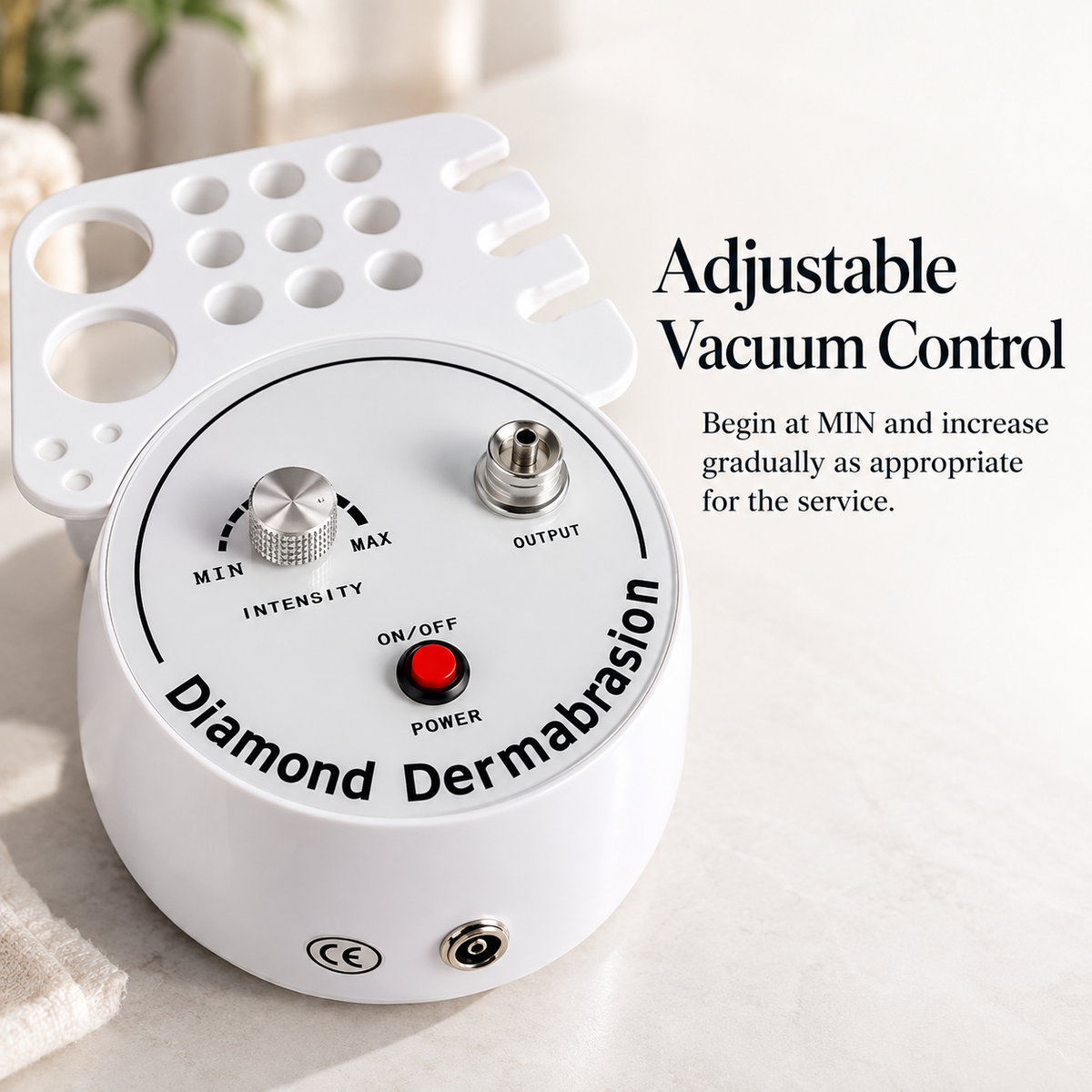 Professional 3-in-1 Diamond Microdermabrasion Facial System with Vacuum & Mist Spray