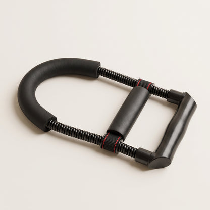 Dual-Curl Wrist & Forearm Strength Trainer with Padded Support