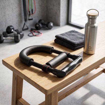 Dual-Curl Wrist & Forearm Strength Trainer with Padded Support