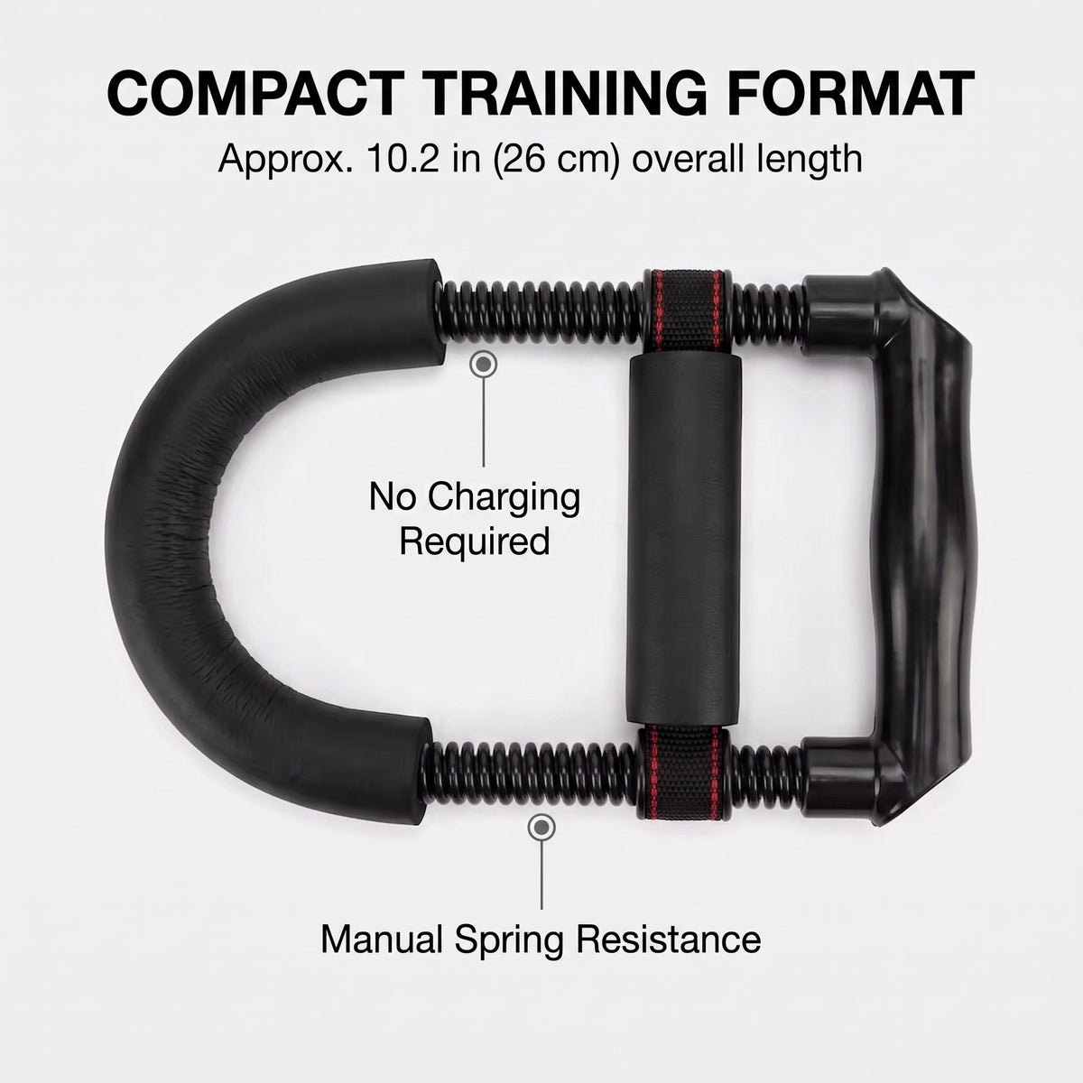 Dual-Curl Wrist & Forearm Strength Trainer with Padded Support