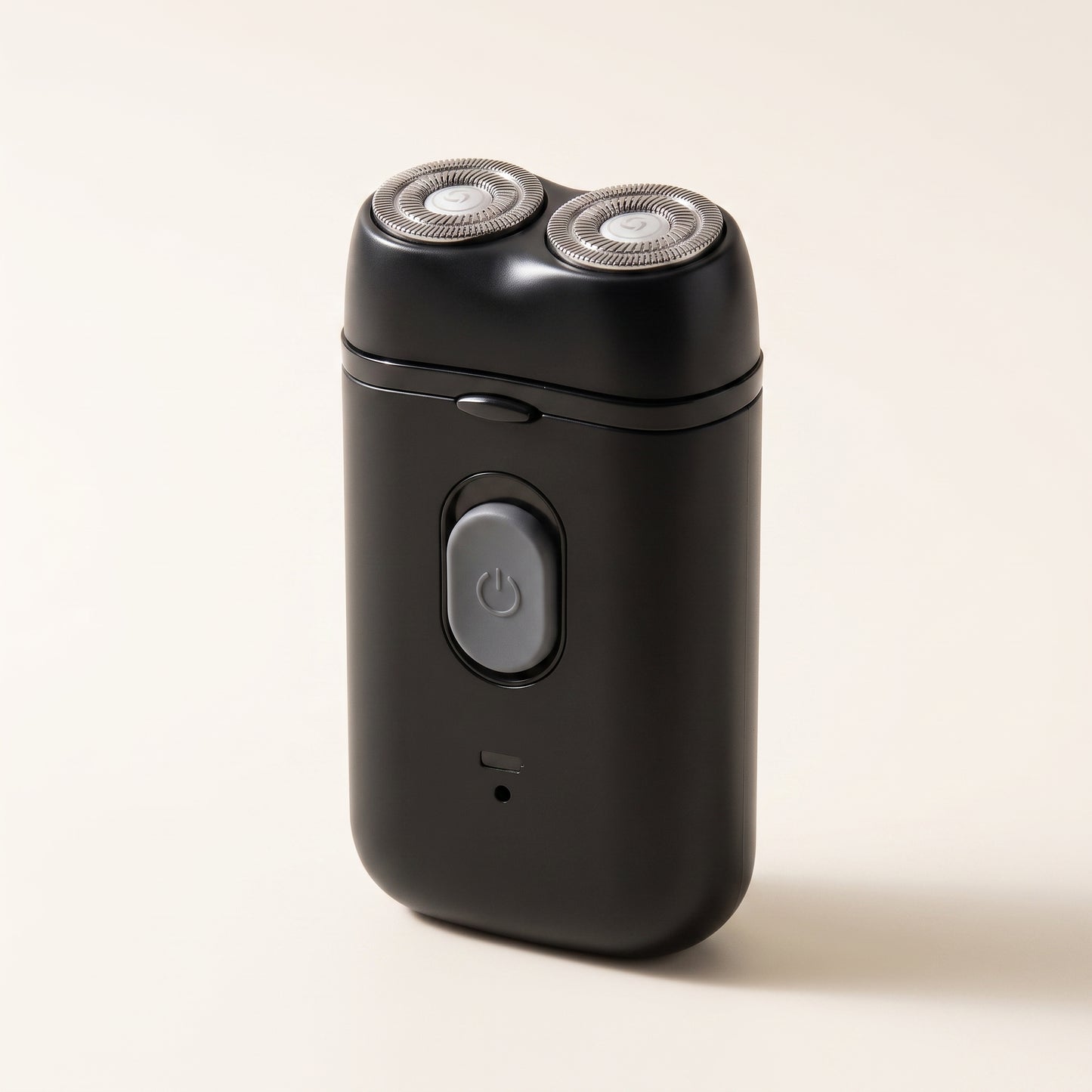 Dual-Head Mini Electric Shaver with Floating Foil Heads