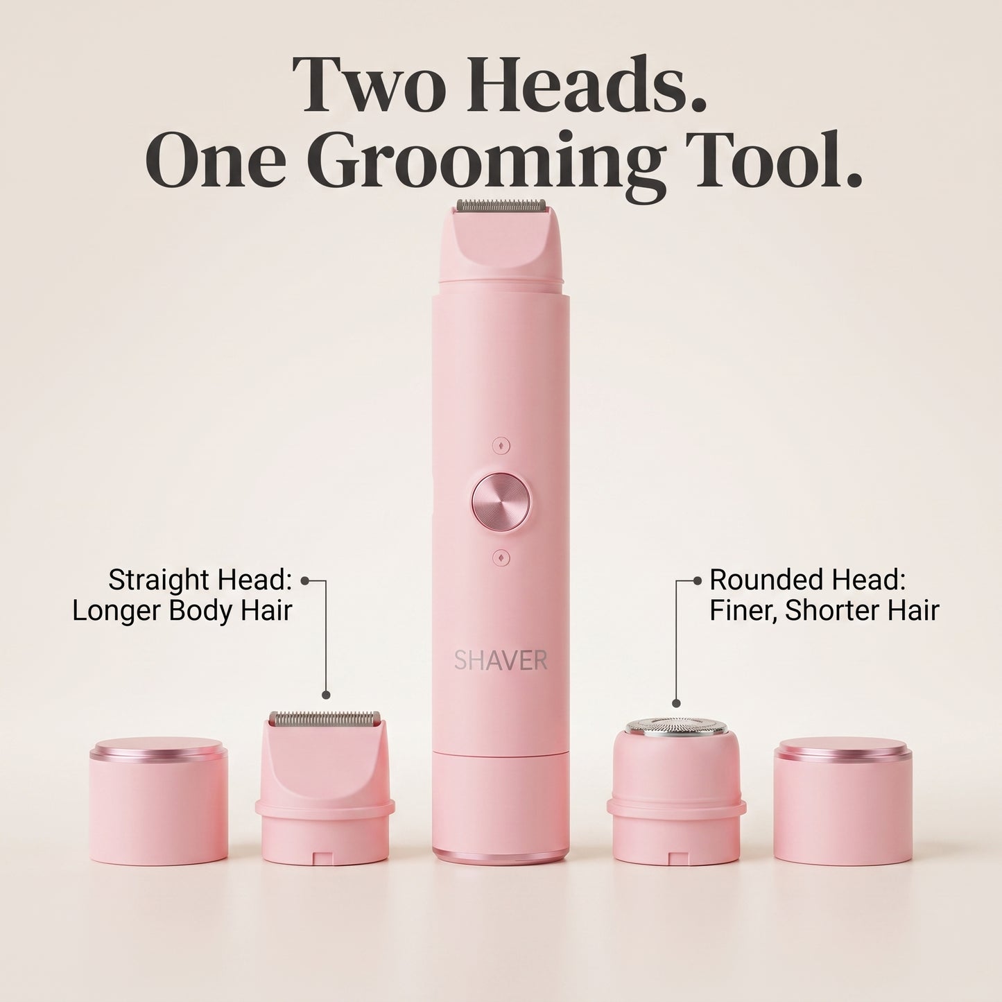 Dual-Head Women's Body & Bikini Electric Shaver