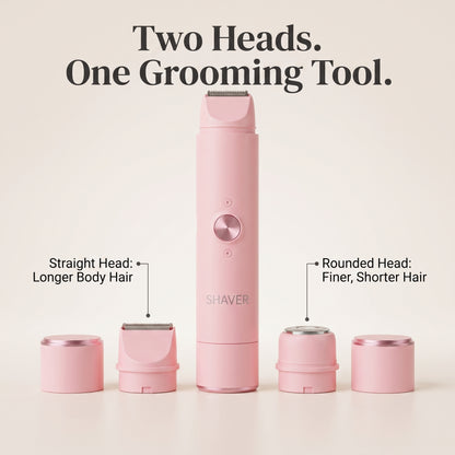 Dual-Head Women's Body & Bikini Electric Shaver