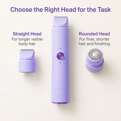 Dual-Head Women's Body & Bikini Electric Shaver