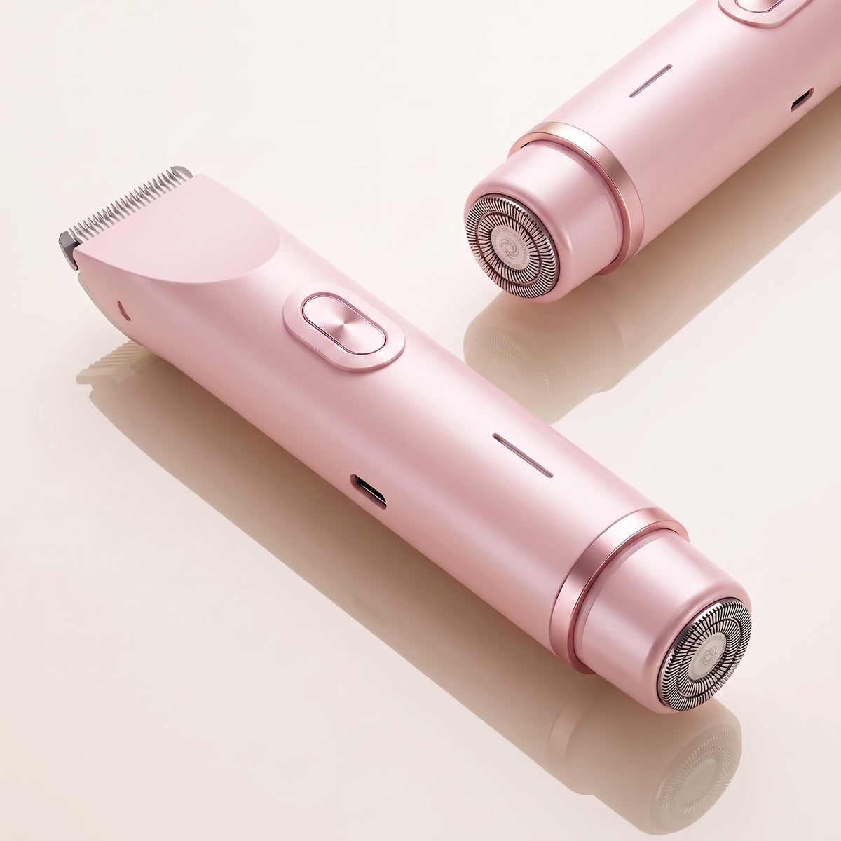 Dual-Head Women's Wet & Dry Electric Shaver & Bikini Trimmer