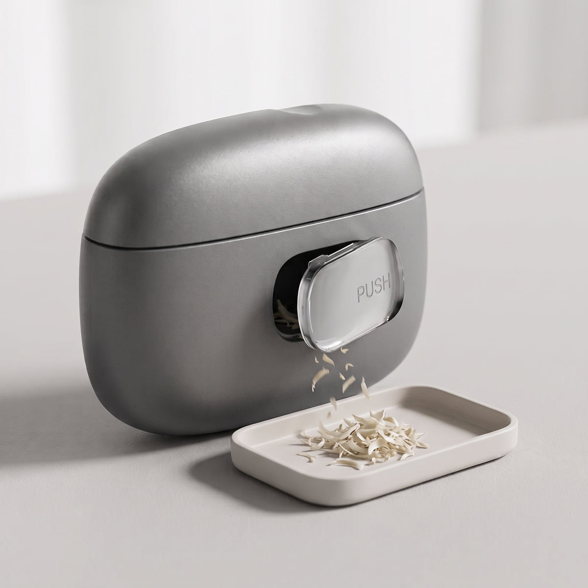 Dual-Mode Electric Nail Clipper with Magnifier & Polishing Heads