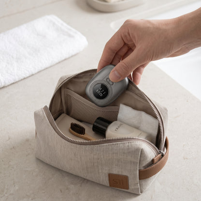 Dual-Mode Electric Nail Clipper with Magnifier & Polishing Heads