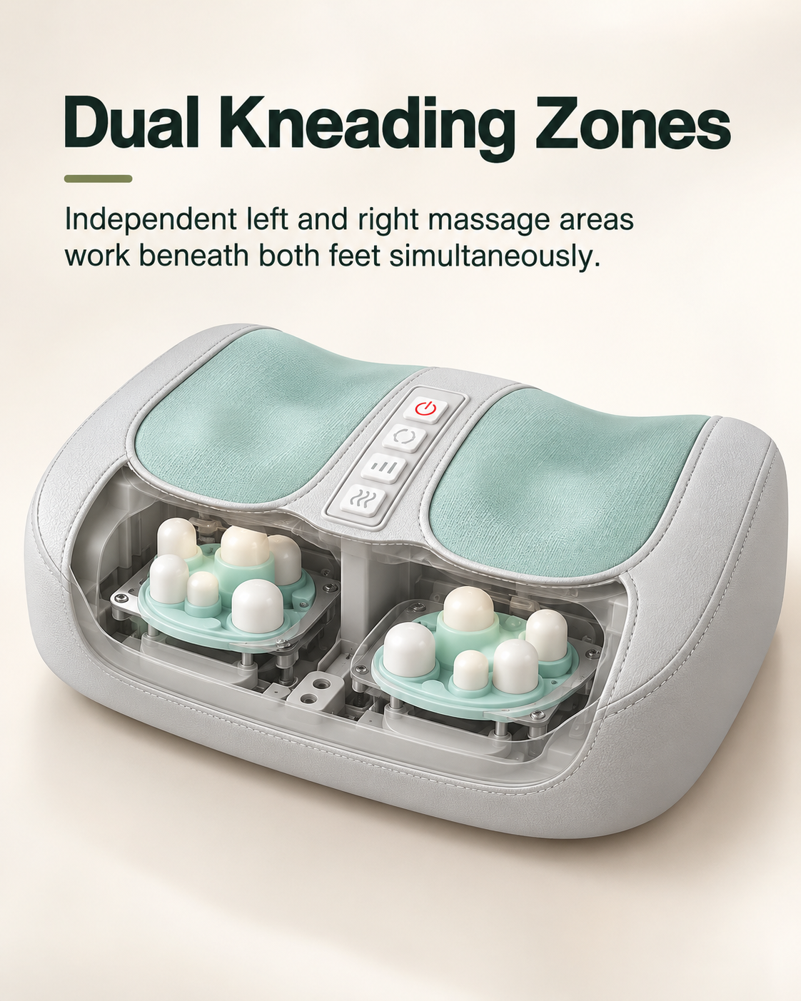Heated Kneading Foot Massager with 3 Levels & 15-Minute Timer