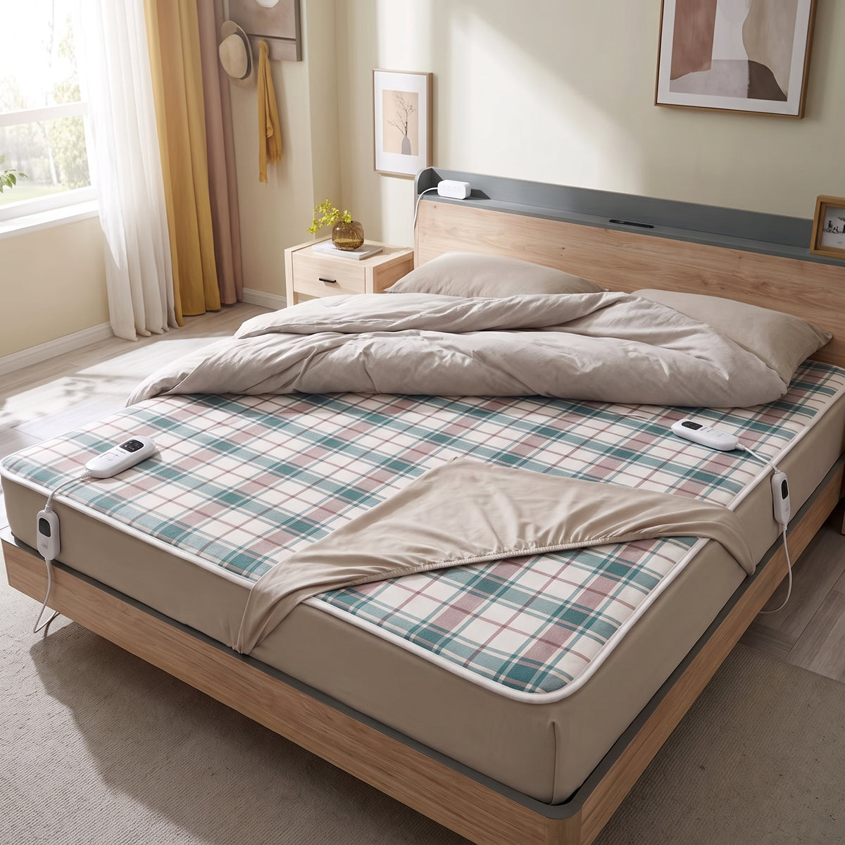 Electric Heated Underblanket with Two Heat Settings