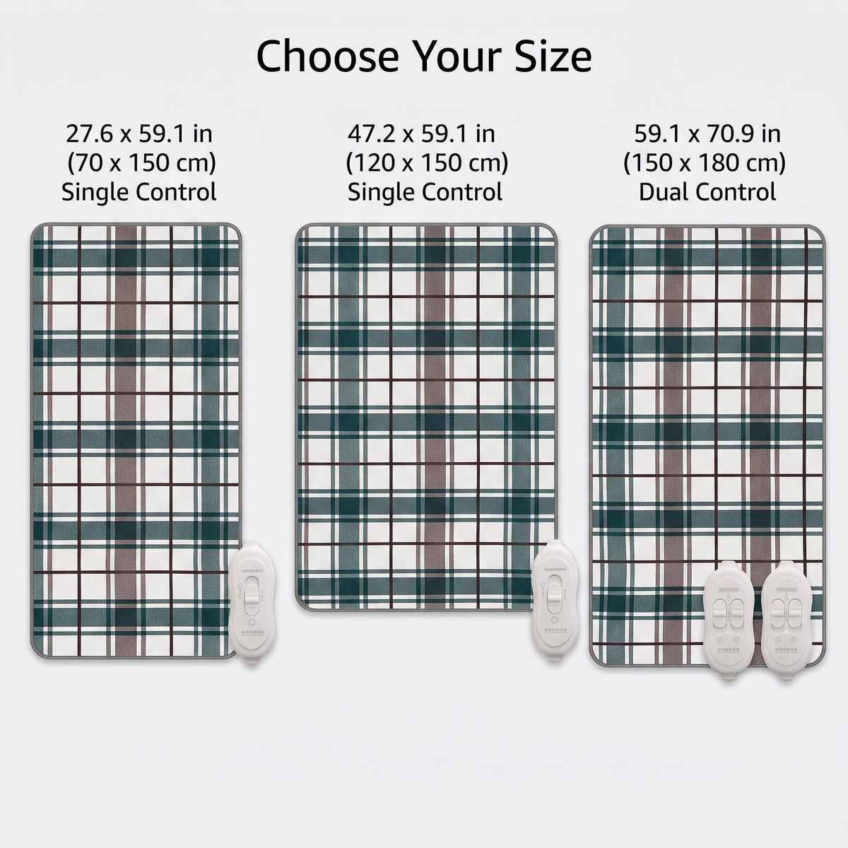 Electric Heated Underblanket with Two Heat Settings