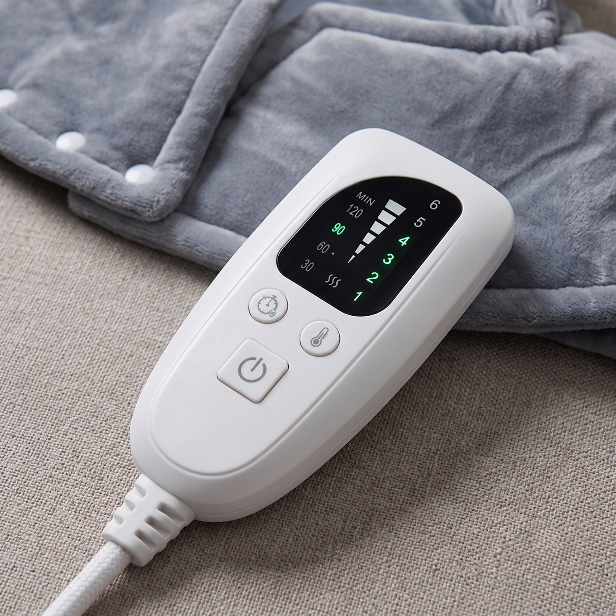 Electric Heated Shoulder, Neck & Back Wrap with Adjustable Temperature