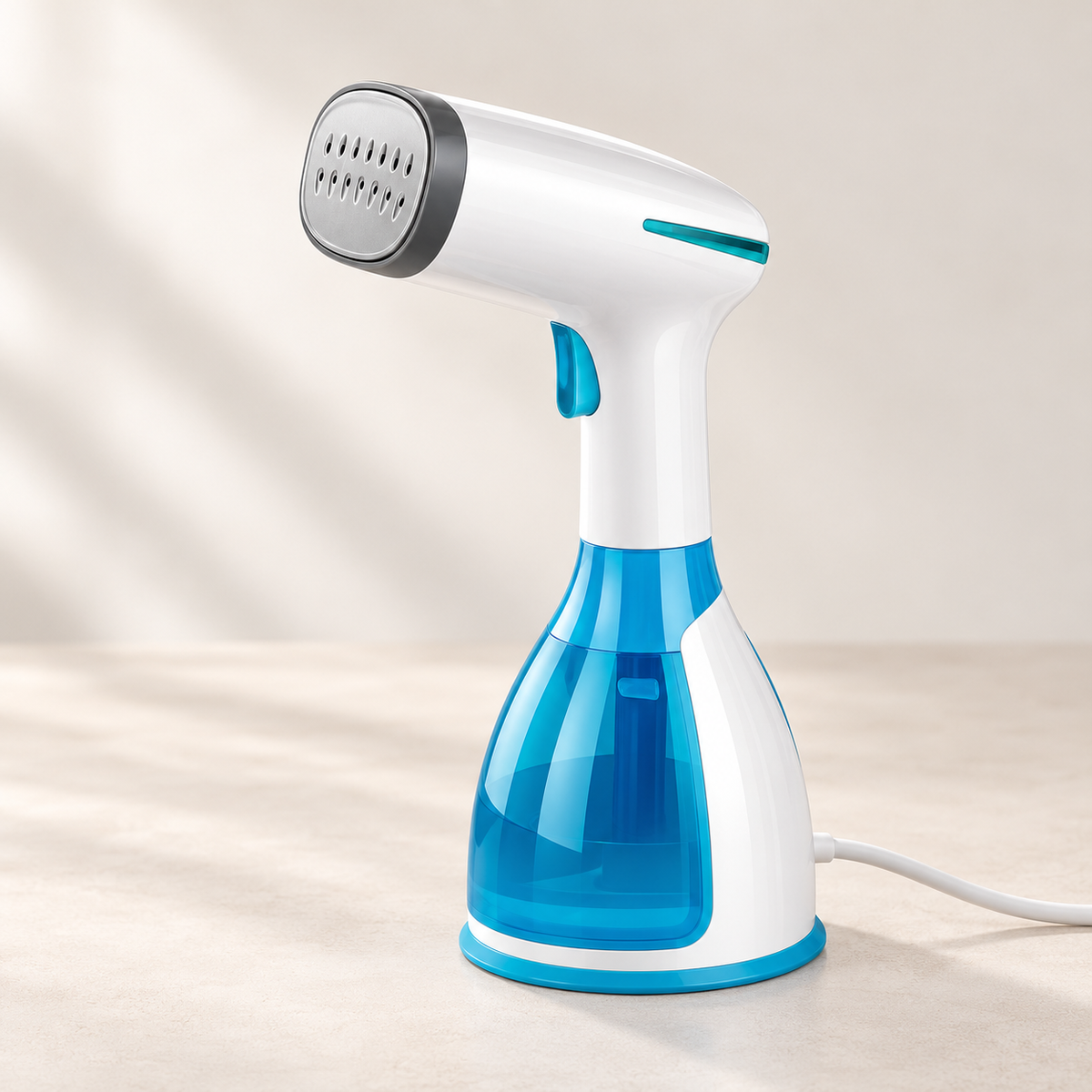 Handheld Garment Steamer with Continuous Steam Lock & Removable Tank