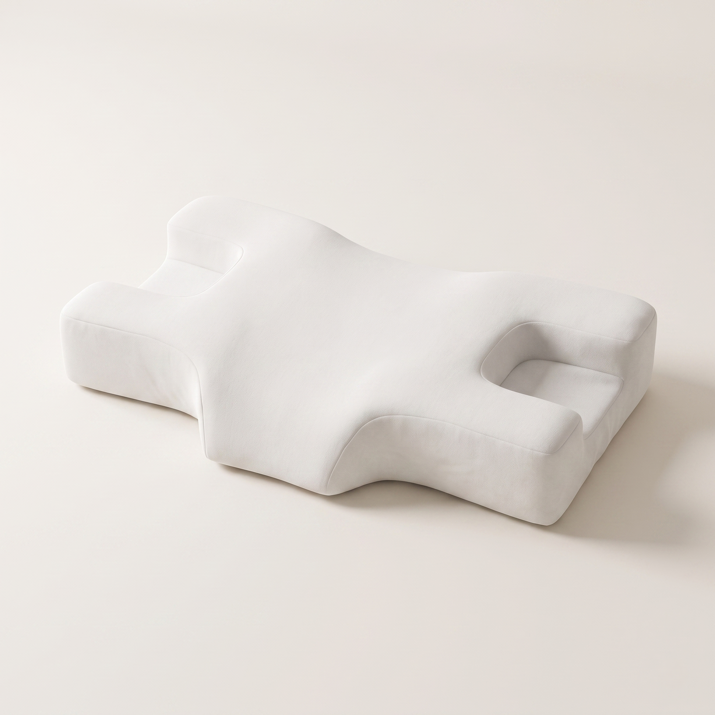 Ergonomic Memory Foam Side Sleeper Face & Neck Support Pillow