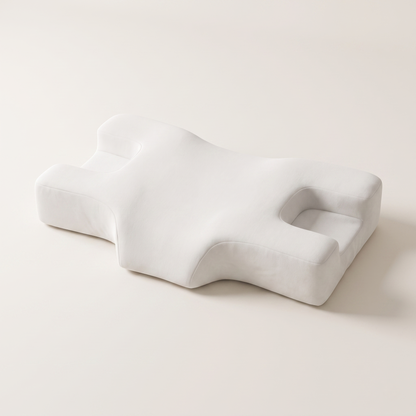 Ergonomic Memory Foam Side Sleeper Face & Neck Support Pillow