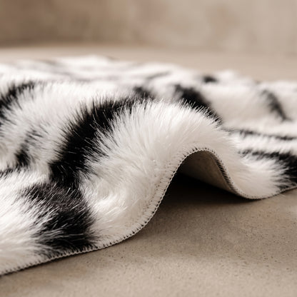 Faux Mink Plush Anti-Slip Sofa Cover Throw