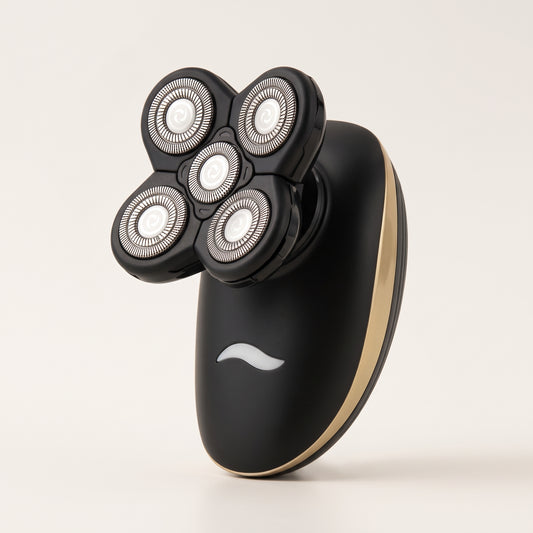 Five-Head Rotary Electric Head Shaver for Men