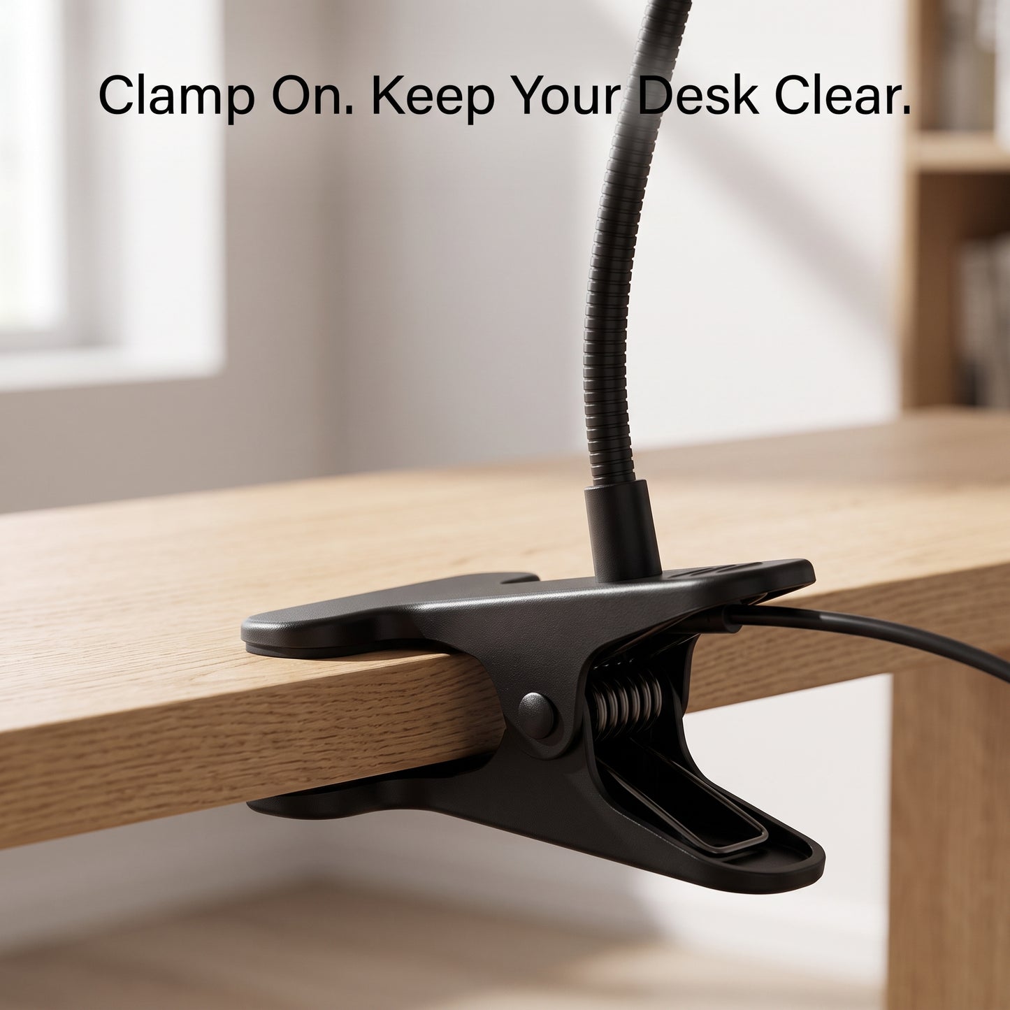 Flexible Clamp LED Magnifying Lamp with Adjustable Light Modes