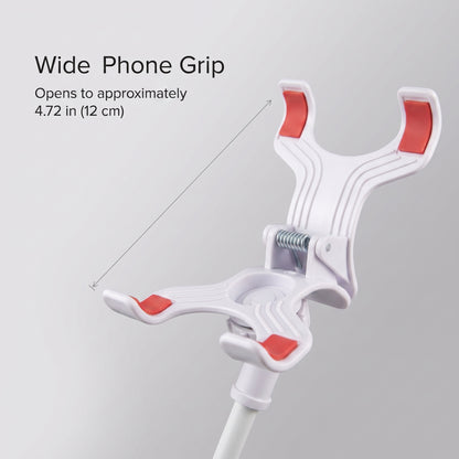 Flexible Gooseneck Phone Holder with Bed & Desk Clamp