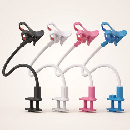 Flexible Gooseneck Phone Holder with Bed & Desk Clamp