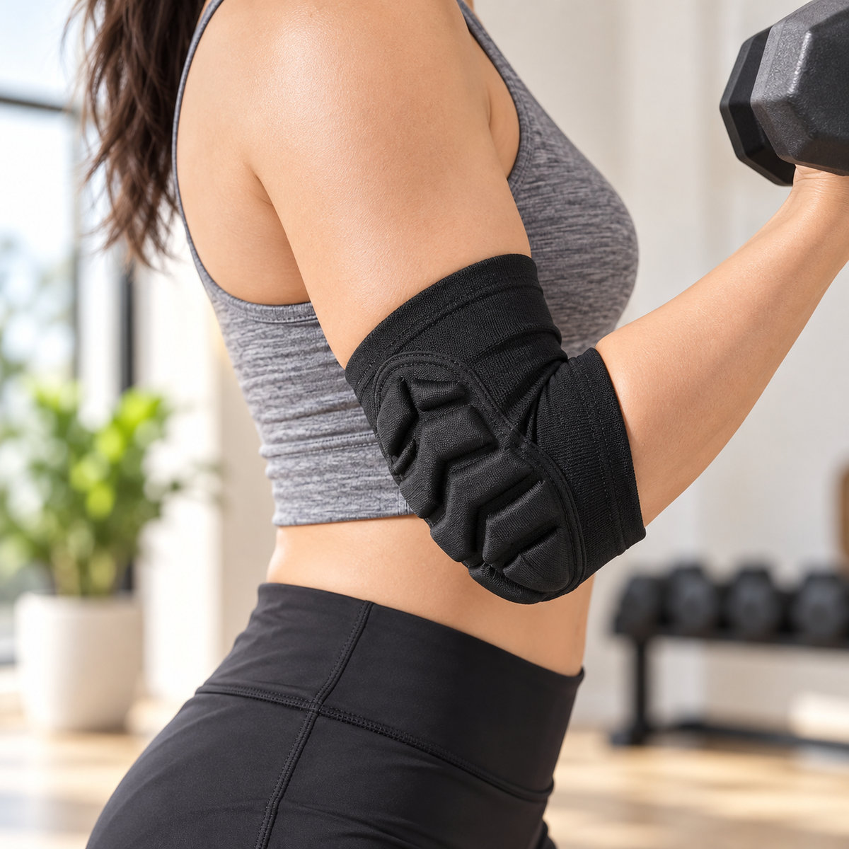 Segmented Cushion Knee & Elbow Support Sleeves, 2-Piece Pair