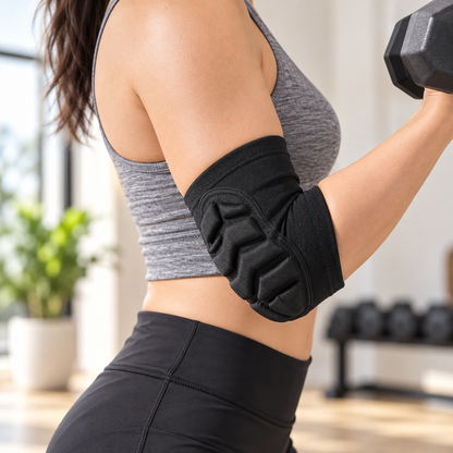 Segmented Cushion Knee & Elbow Support Sleeves, 2-Piece Pair