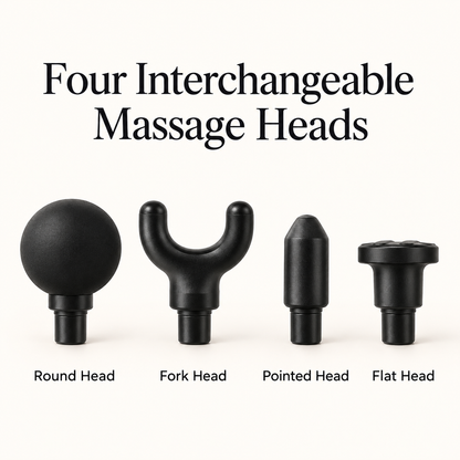Folding Percussion Massage Gun with 32 Intensity Levels