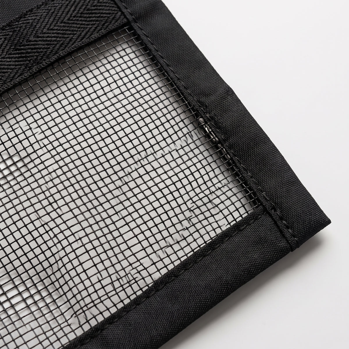 Full Magnetic Fiberglass Mesh Self-Closing Door Screen Curtain