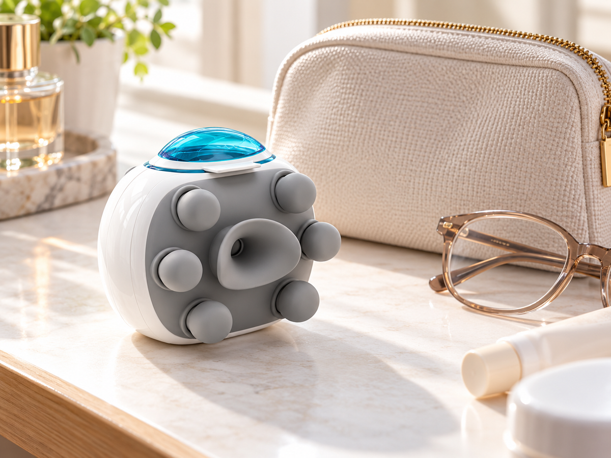 Eye Area Massager with Adjustable Mist & Vibration