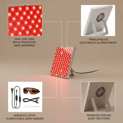 LED Red Light Panel for Daily Wellness & Relaxation