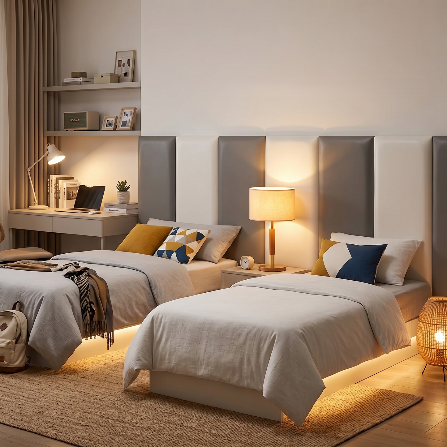 Kovelli™ CushWall Upholstered Wall Panels – 8 Pack