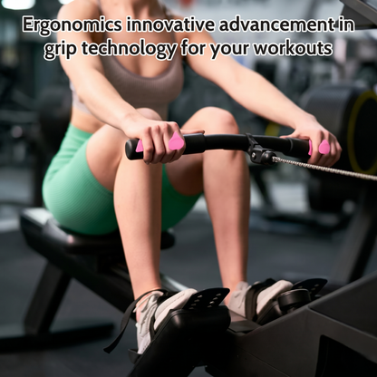 Ergonomic Silicone Weightlifting Grip Pads with Textured Palm Support for Gym Training