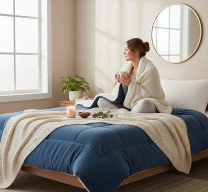 Ultra Plush Winter Comforter for Warm Sleep