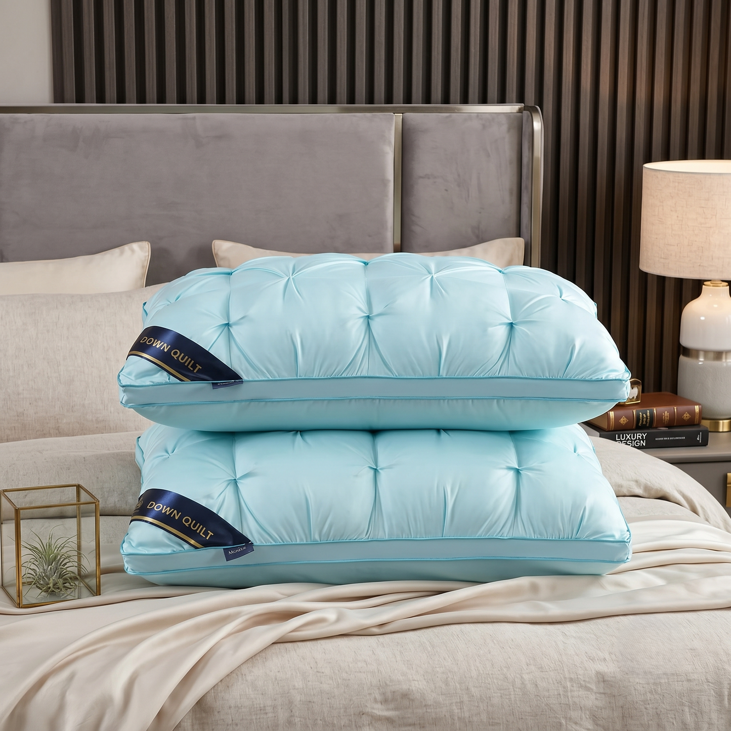 Tufted Plush Bed Rest Reading Pillow with Back Support Cushion