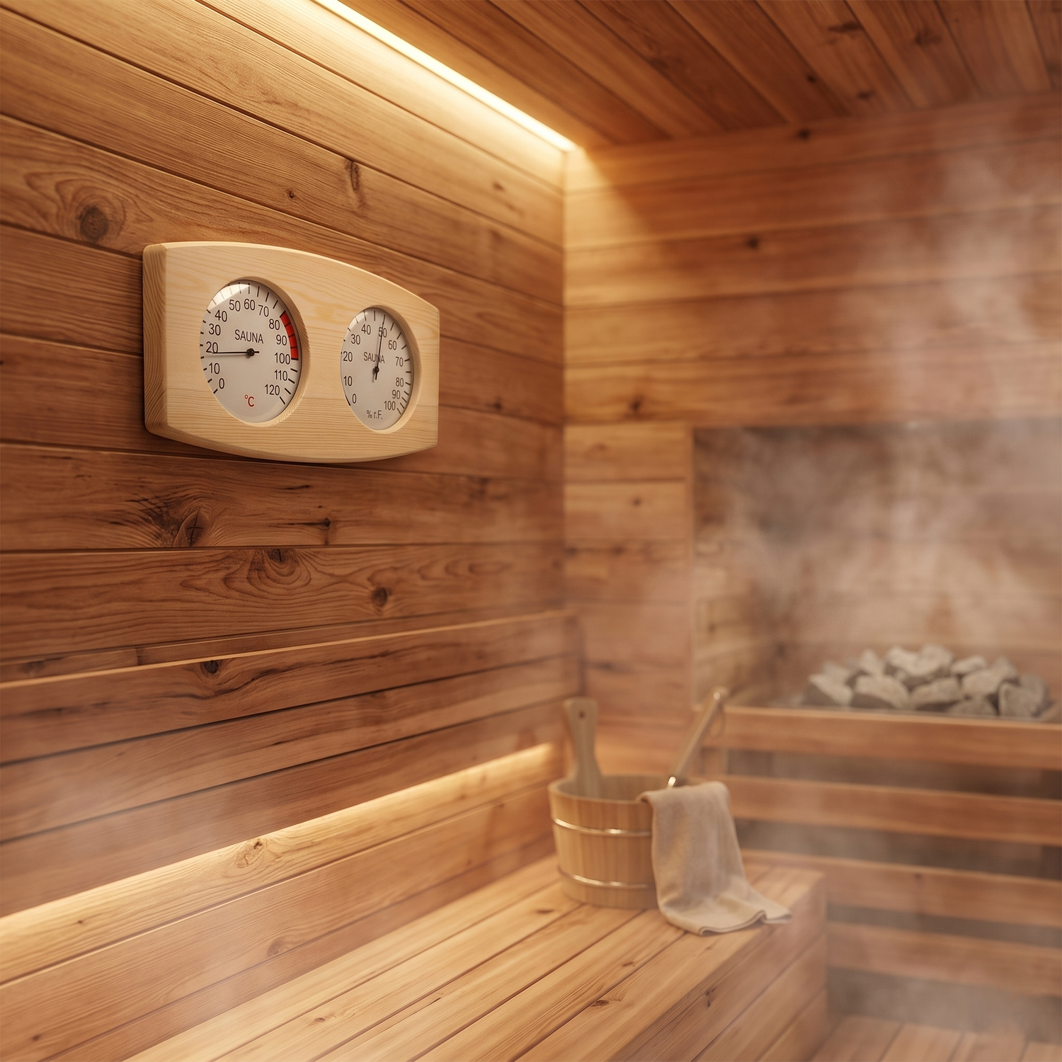 Monitor Your Sauna Environment with Clarity
