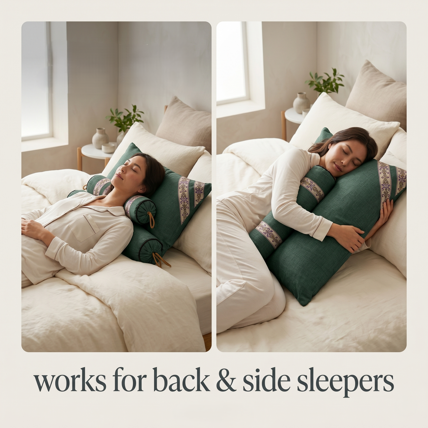 Convertible Sleep Support Pillow for Adjustable Comfort