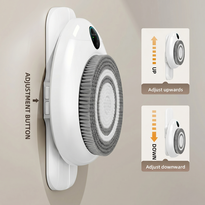 Wall-Mounted Electric Shower Scrubber For Hands-Free Back Cleansing