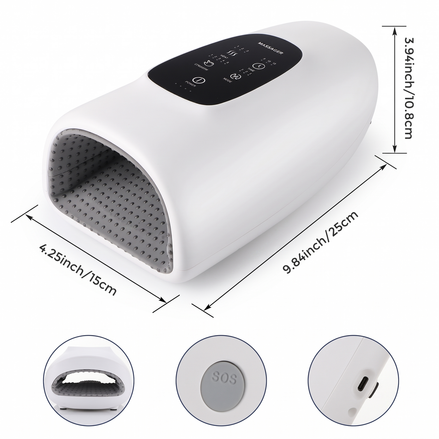 Wireless Compression Hand Massager