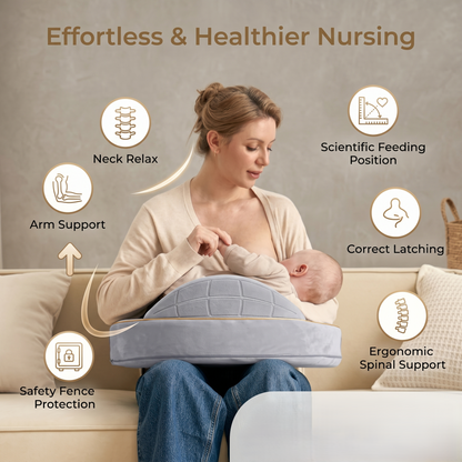 Ergonomic Feeding Support Pillow for Comfortable Holding