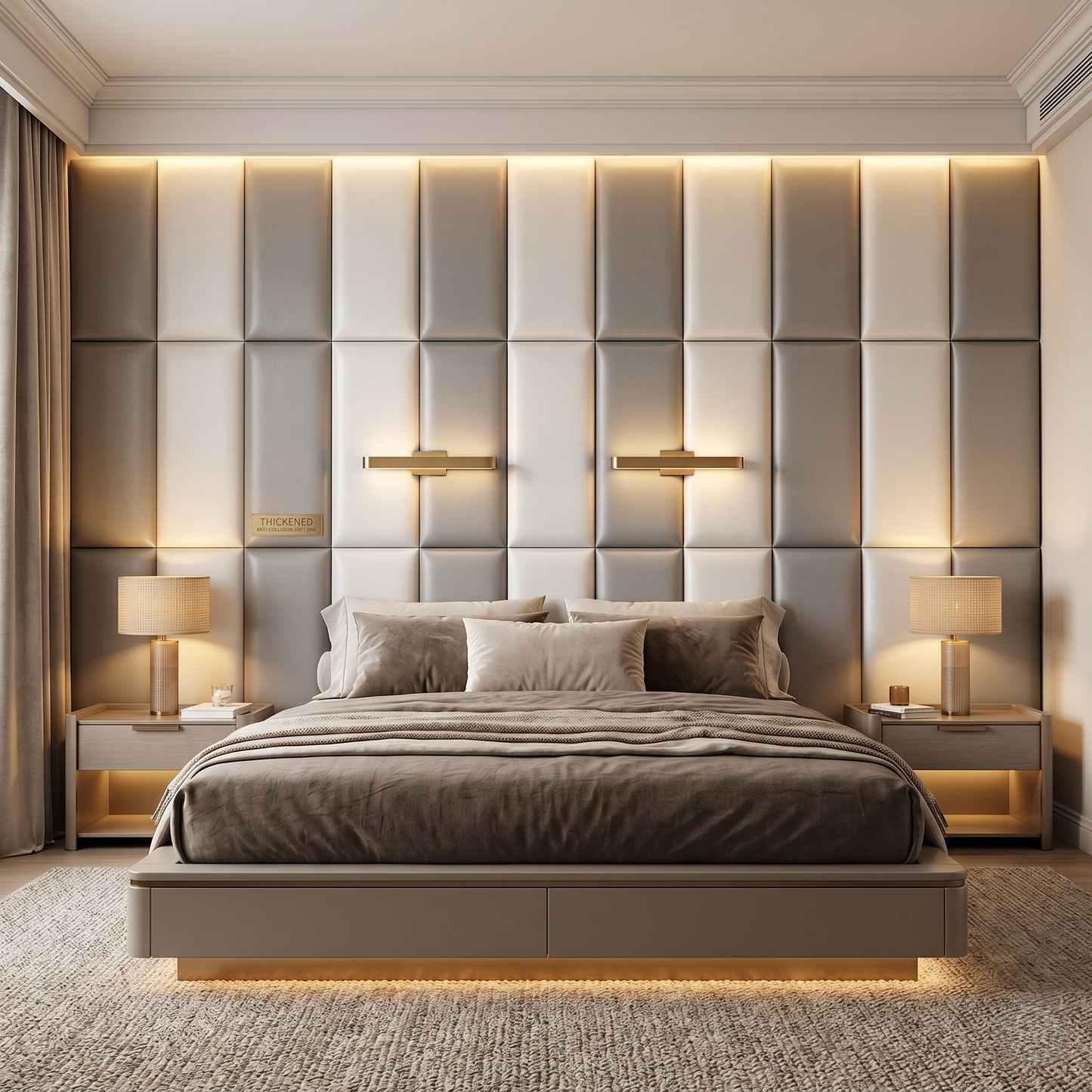 Kovelli™ CushWall Upholstered Wall Panels – 8 Pack