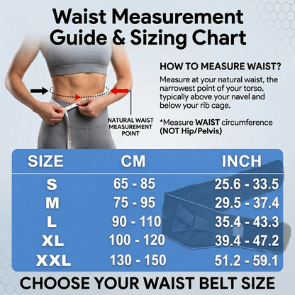 Adjustable Lower Back & Waist Support Belt for Everyday Comfort