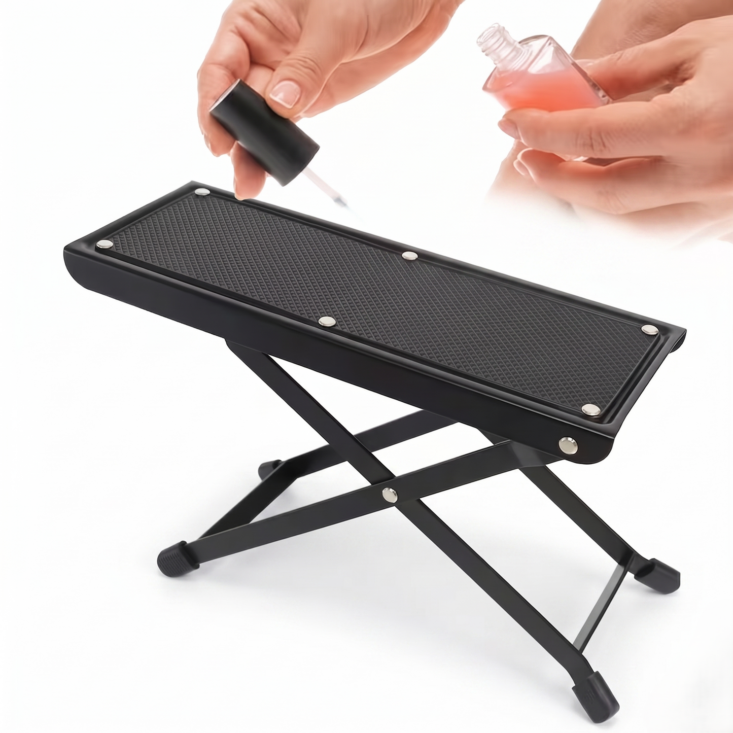 Adjustable Comfort Footrest Platform – Elevated Support Stand for Easy Reach & At-Home Self Care